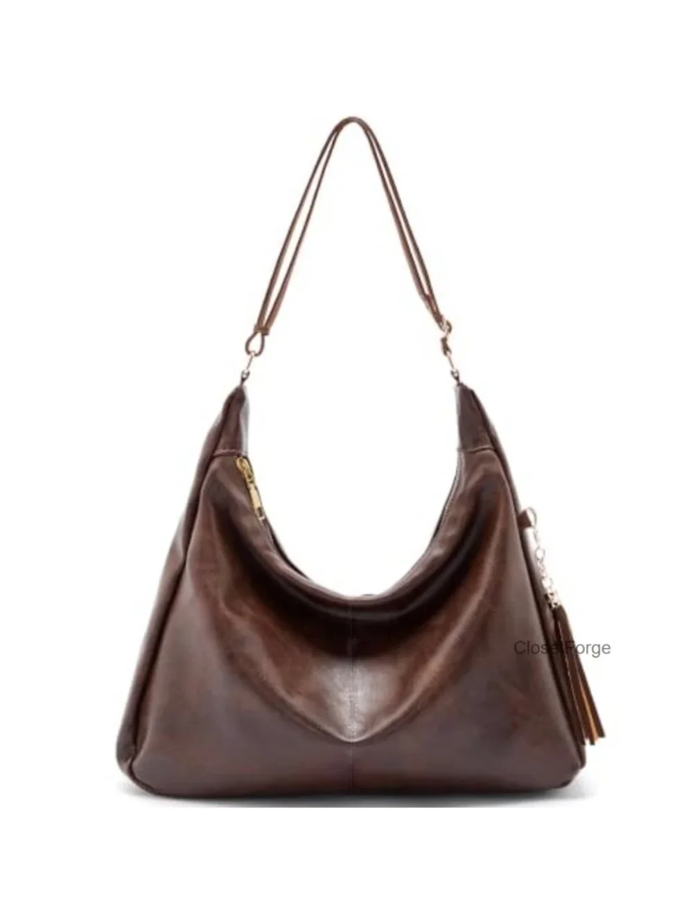 Slouchy Hobo Purse Medium Crossbody Tote Shoulder Bag Vegan Leather